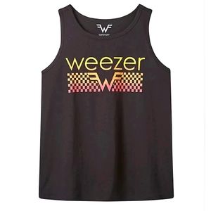 Torrid Weezer Classic Fit Crew Tank Black Band T Shirt Tee Size 3X NWT